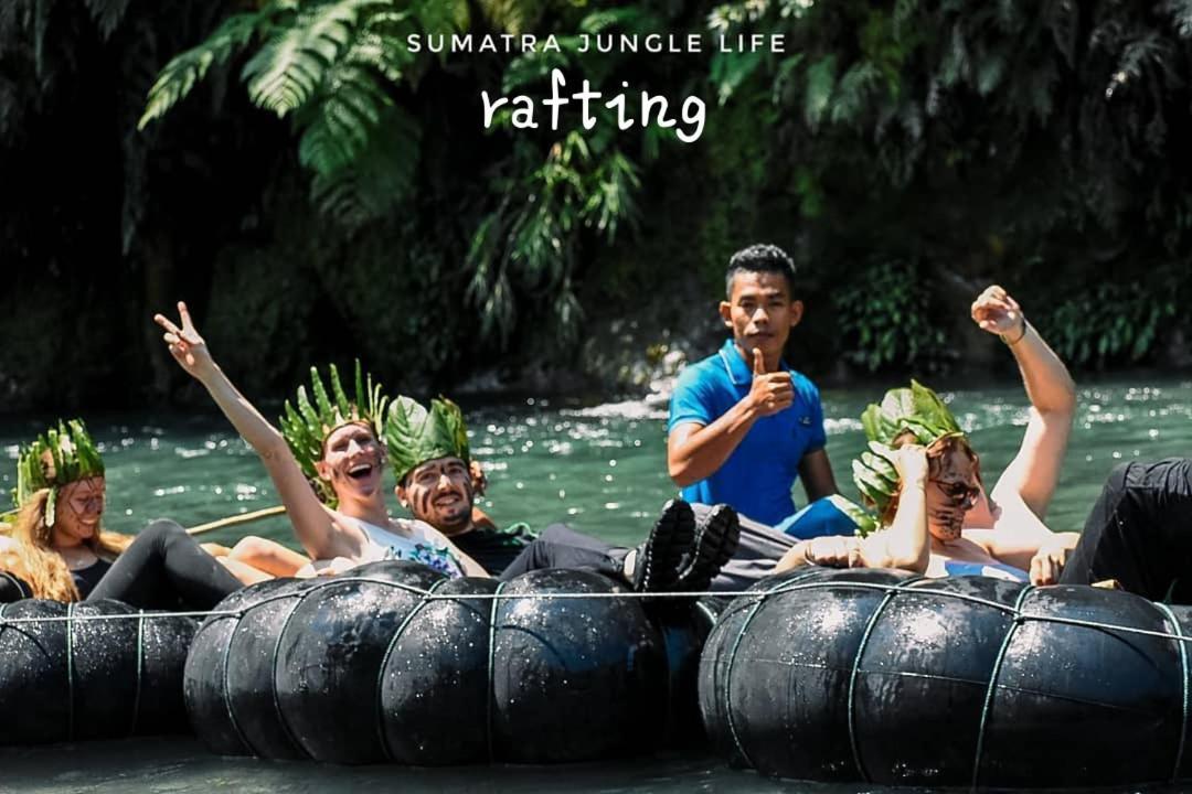 Jungle Life Guest House - Trekking & Transport Only Book With Us Bukit Lawang Exterior foto