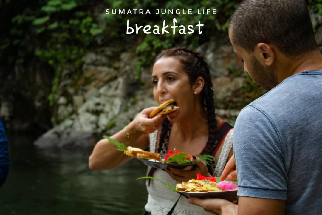 Jungle Life Guest House - Trekking & Transport Only Book With Us Bukit Lawang Exterior foto